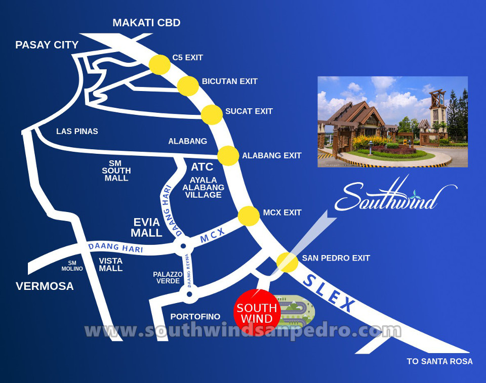 Southwind Location Map
